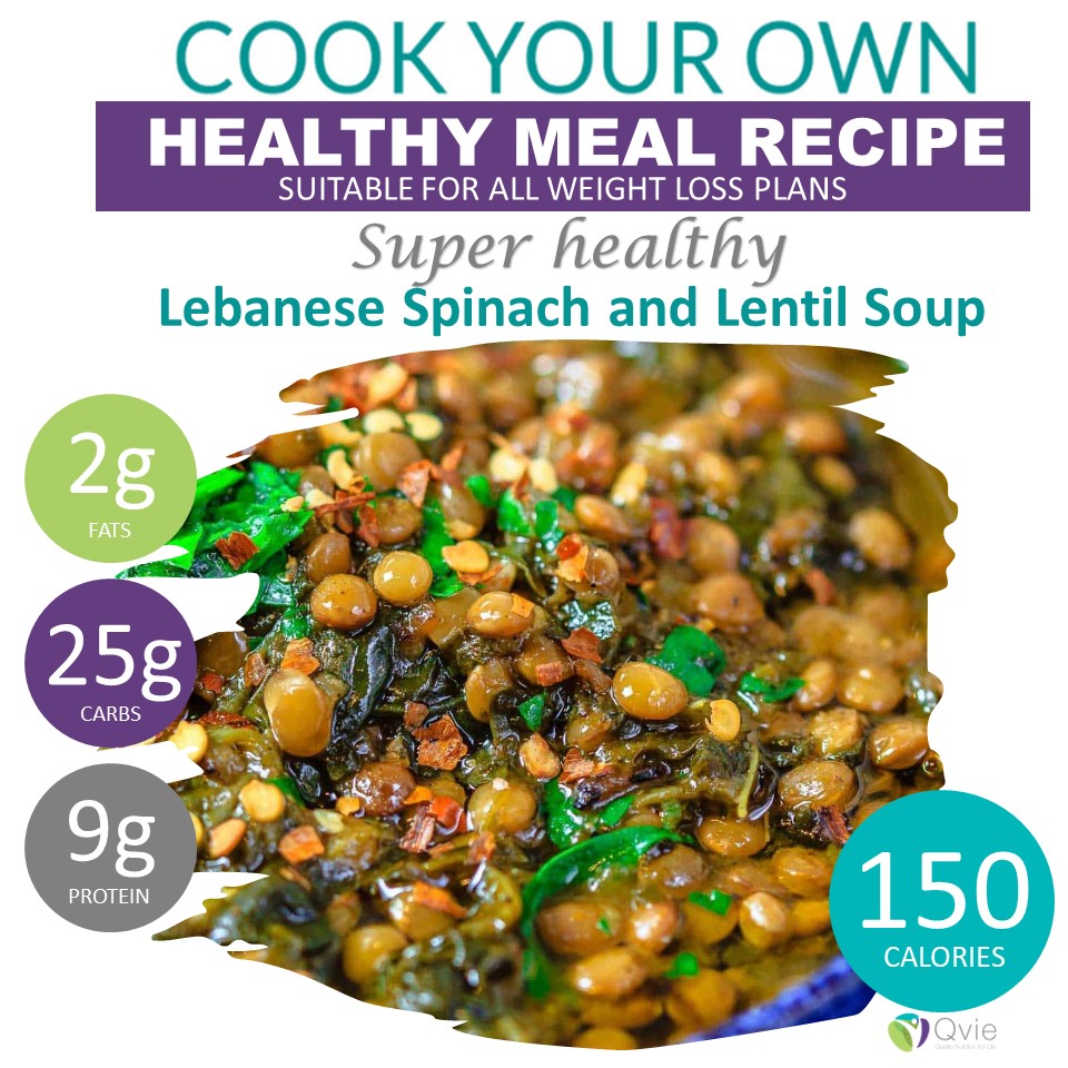 Lebanese Spinach and Lentil Soup