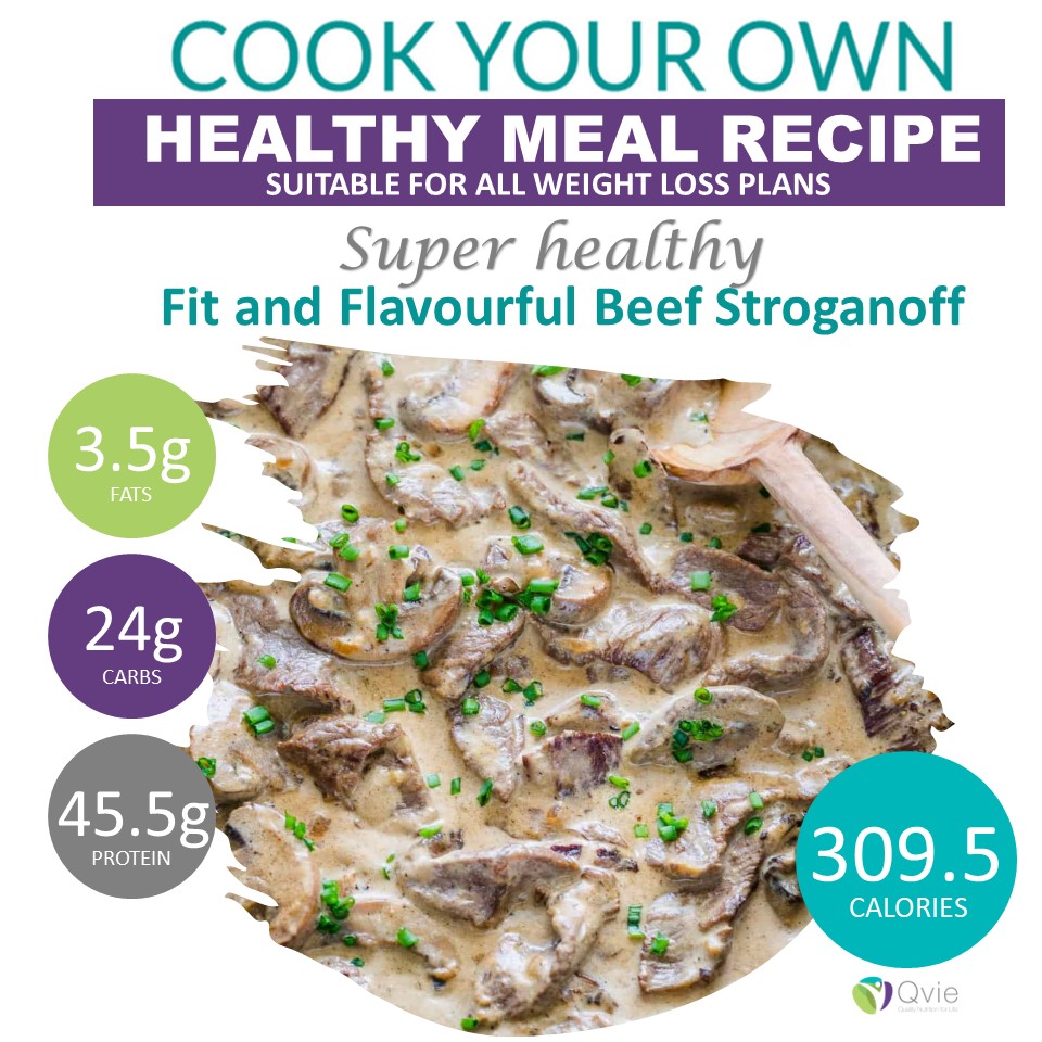 Fit and Flavourful Beef Stroganoff
