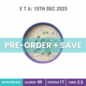High Protein Mushroom Soup